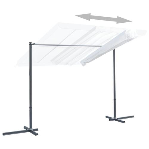 Pavillon vipbart glidetag 350x253x196 cm cremefarvet