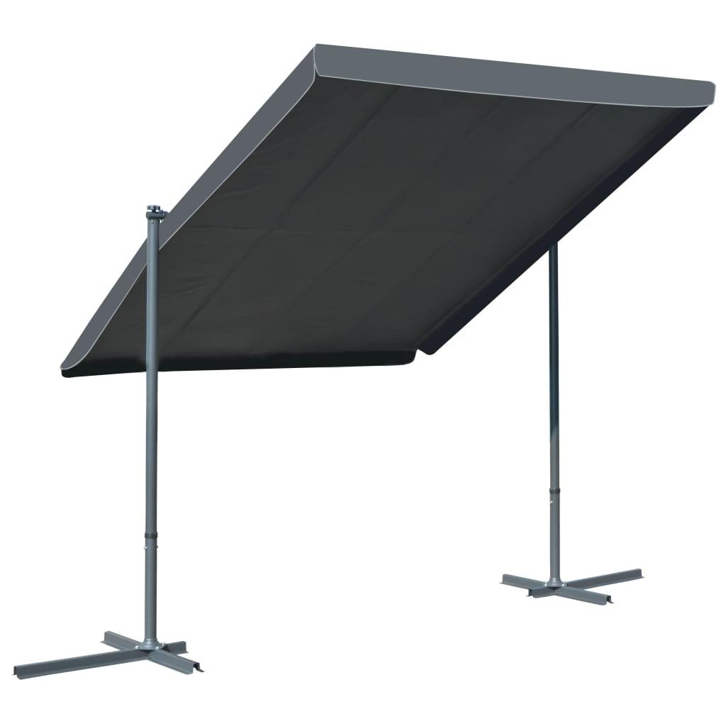 Pavillon vipbart glidetag 350x253x196 cm antracitgrå