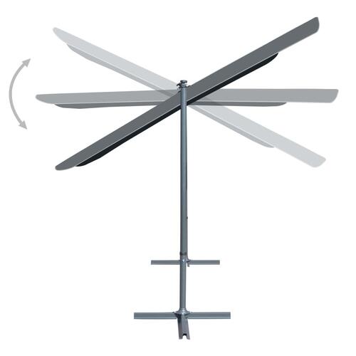 Pavillon vipbart glidetag 350x253x196 cm antracitgrå