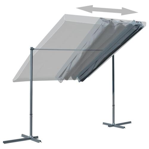 Pavillon vipbart glidetag 350x253x196 cm antracitgrå