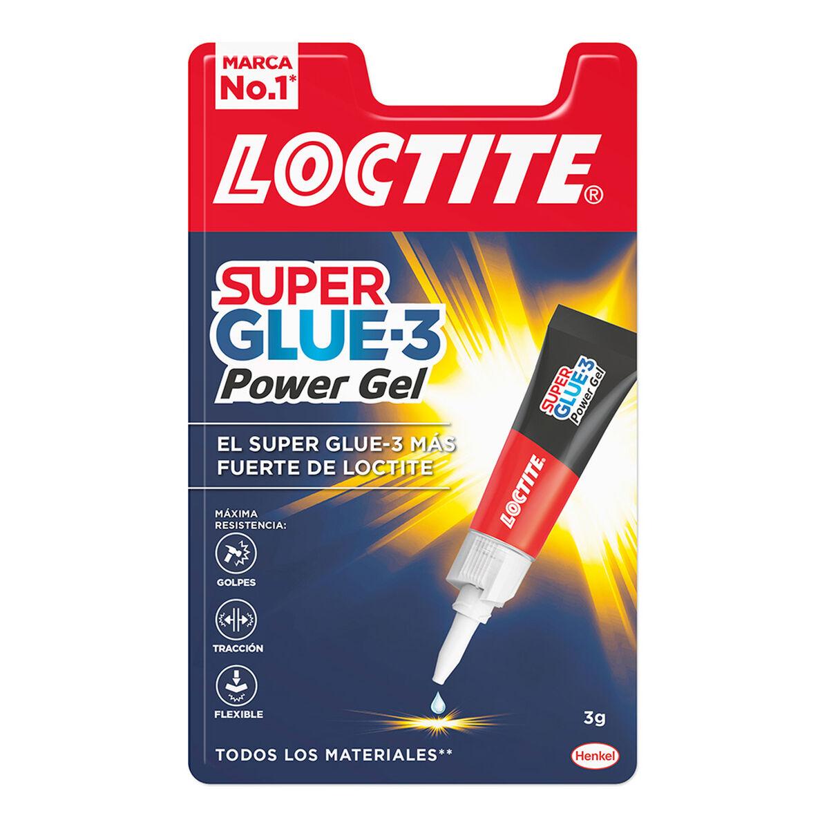 Superlim gel Loctite Power Flex - 3 g, gennemsigtig