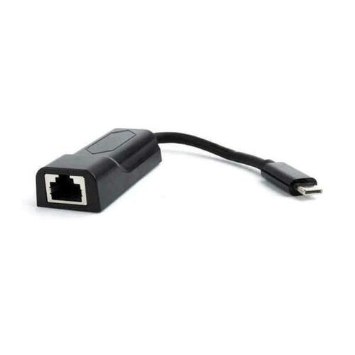 GEMBIRD USB‑C til Ethernet netværksadapter A-CM-LAN-01 (sort)