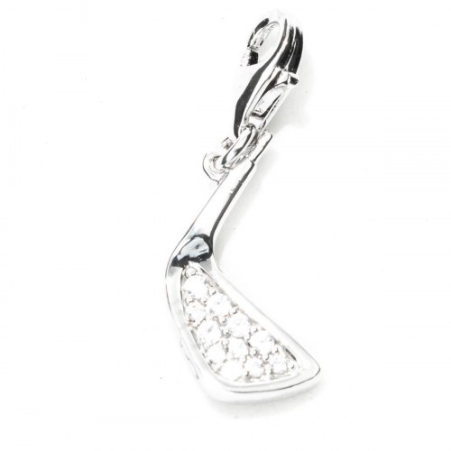 Xenox CHARM_GOLF2 - sølvfarvet charm/vedhæng 1 cm