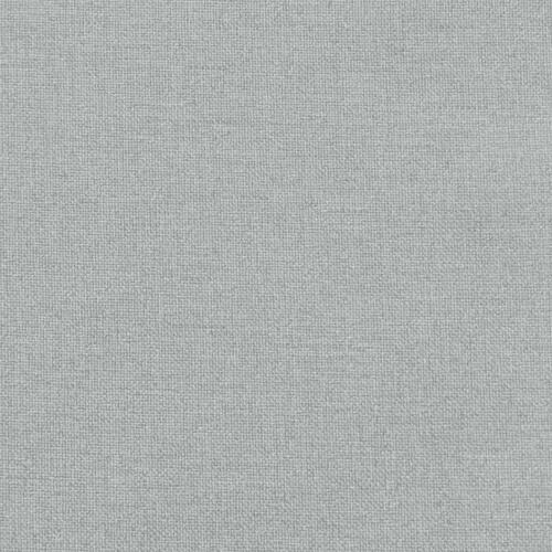 Stolehynder med lav ryg 2 stk. 100x50x4 cm stof lysegrå