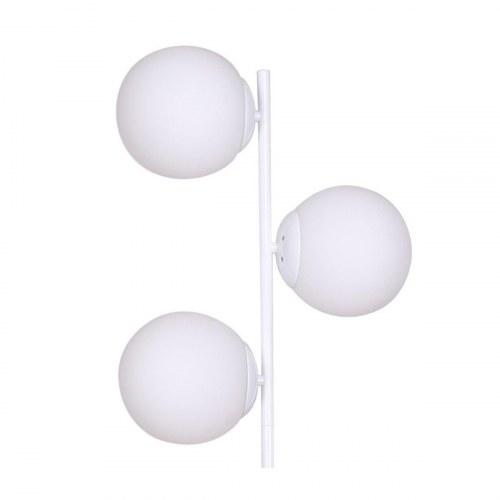 Gulvlampe - hvid, krystal, 35 × 25 × 167 cm, E27