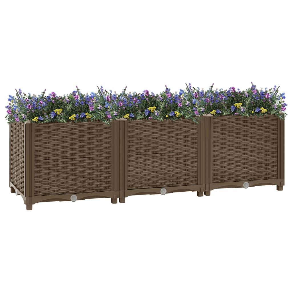 Højbed 120x40x38 cm polypropylen