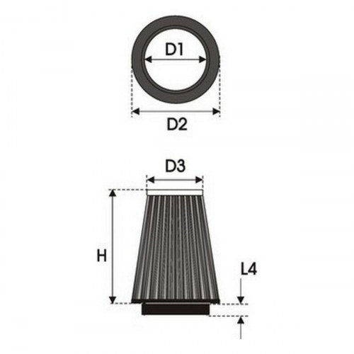 Green Filters luftfilter - konisk universal