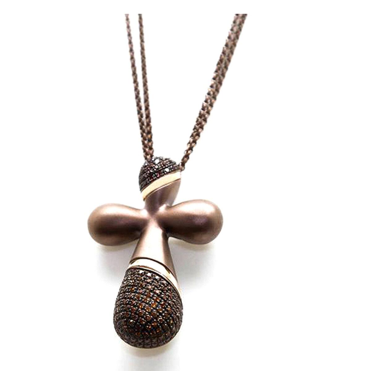 Pesavento vedhæng til kvinder, sterling sølv 45 mm - pink