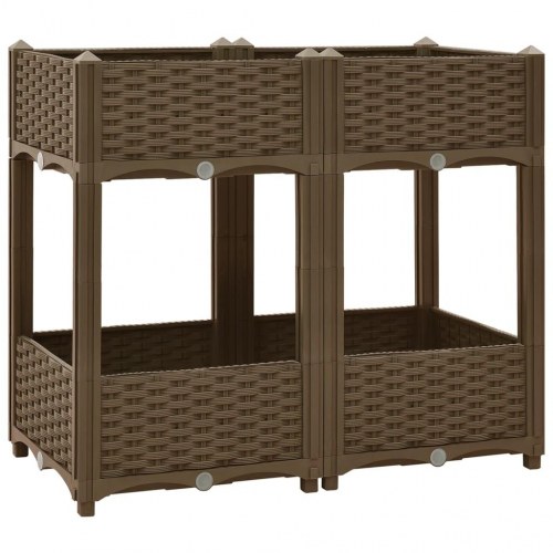 Højbed 80x40x71 cm polypropylen