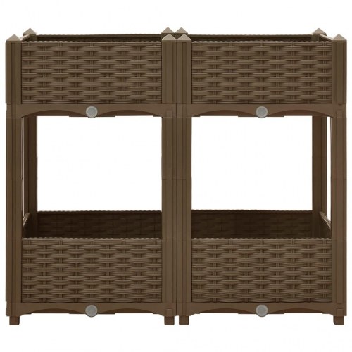 Højbed 80x40x71 cm polypropylen