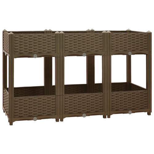 Højbed 120x40x71 cm polypropylen