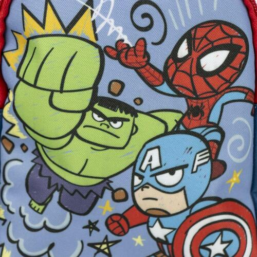 The Avengers børnetaske - skuldertaske, blå (13 × 23 × 7 cm)