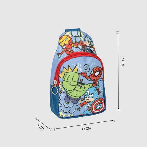 The Avengers børnetaske - skuldertaske, blå (13 × 23 × 7 cm)