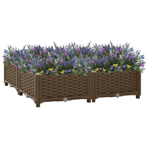 Højbed 80x80x23 cm polypropylen
