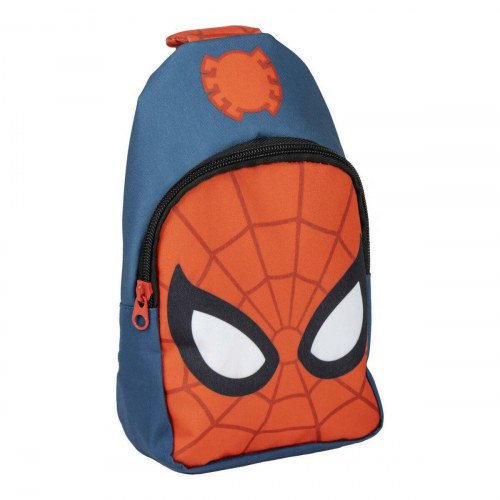 Spider-Man børneskuldertaske - blå/rød, 13 × 23 × 7 cm