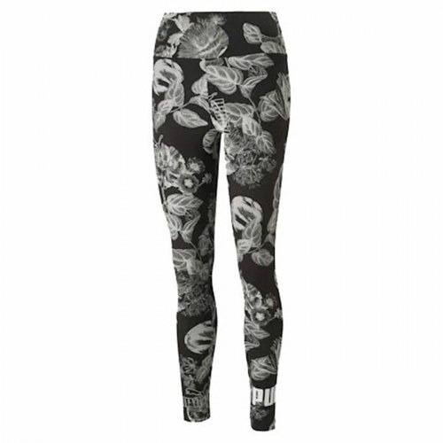 Puma Frozen Flower sportsleggings til kvinder - Sort (XS)