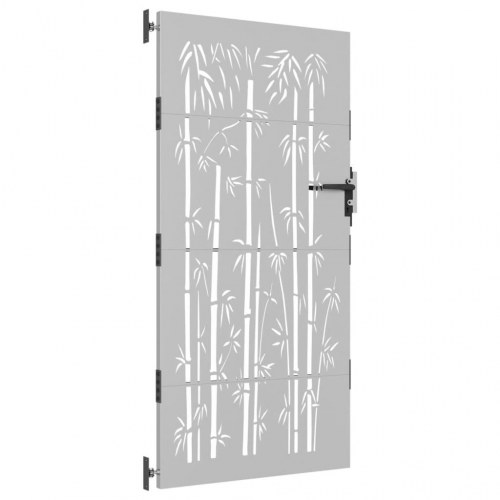 Havelåge i cortenstål 85×200 cm - bambusdesign
