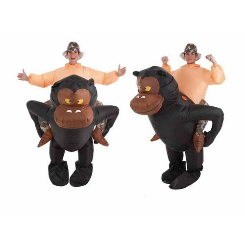 Kostume til voksne Gorilla M/L (4 Dele)