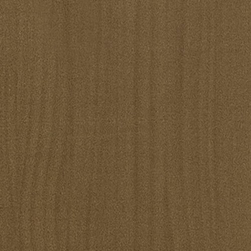 Sengeramme 120x200 cm massivt fyrretræ gyldenbrun