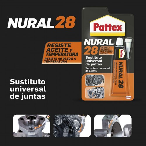 Silikone tætningsmasse Pattex Nural 28 - orange, 40 ml