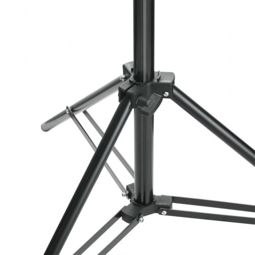 Stativsystem til fotobaggrund 600 × 300 cm - sort