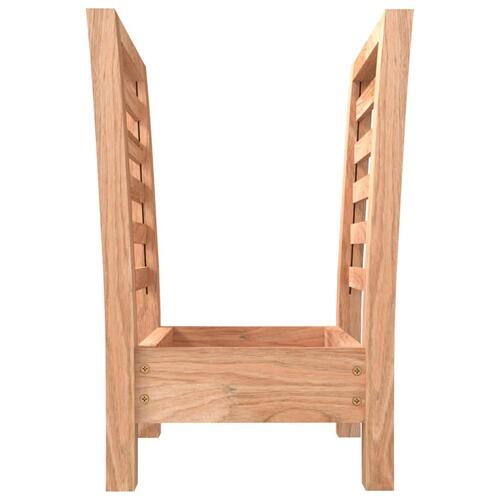 Magasinholder 40x26,5x38,5 cm massivt valnøddetræ