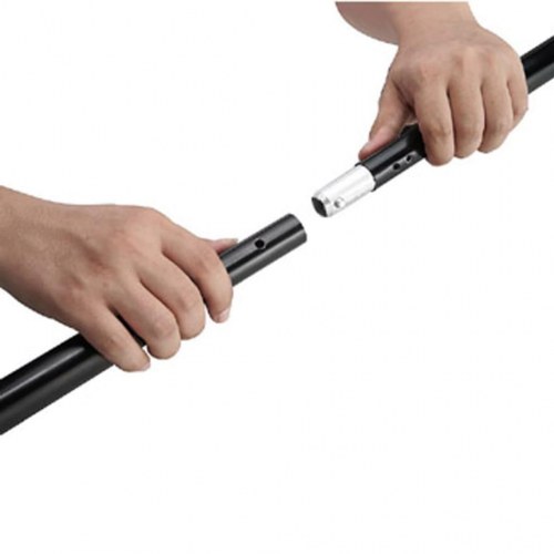 Stativsystem til fotobaggrund 600 × 300 cm - sort
