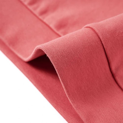 Sweatshirt til børn str. 128 - gammelrosa med pailletter