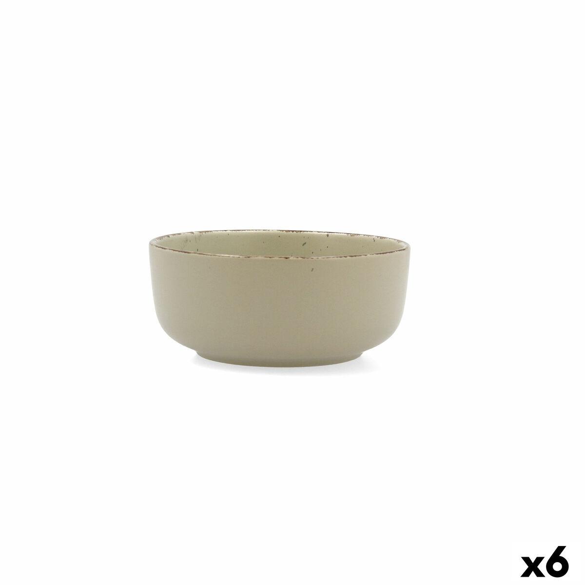 Duna snackskål - grøn keramik, 15 x 15 cm (6 stk.)