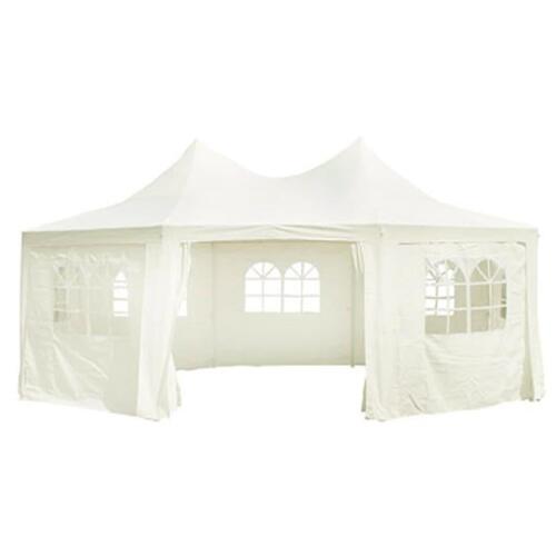 Ottekantet festtelt creme 6 x 4,4 x 3,5 m
