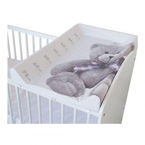 Puslepude Domiva - MDF, polyuretan og PVC, 50 × 80 × 10 cm, hvid