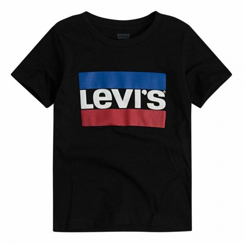 Levi's kortærmet T-shirt til drenge, sort (14 år)