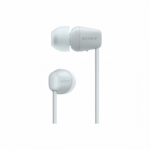 Sony WIC100 trådløse in-ear Bluetooth-høretelefoner - hvid