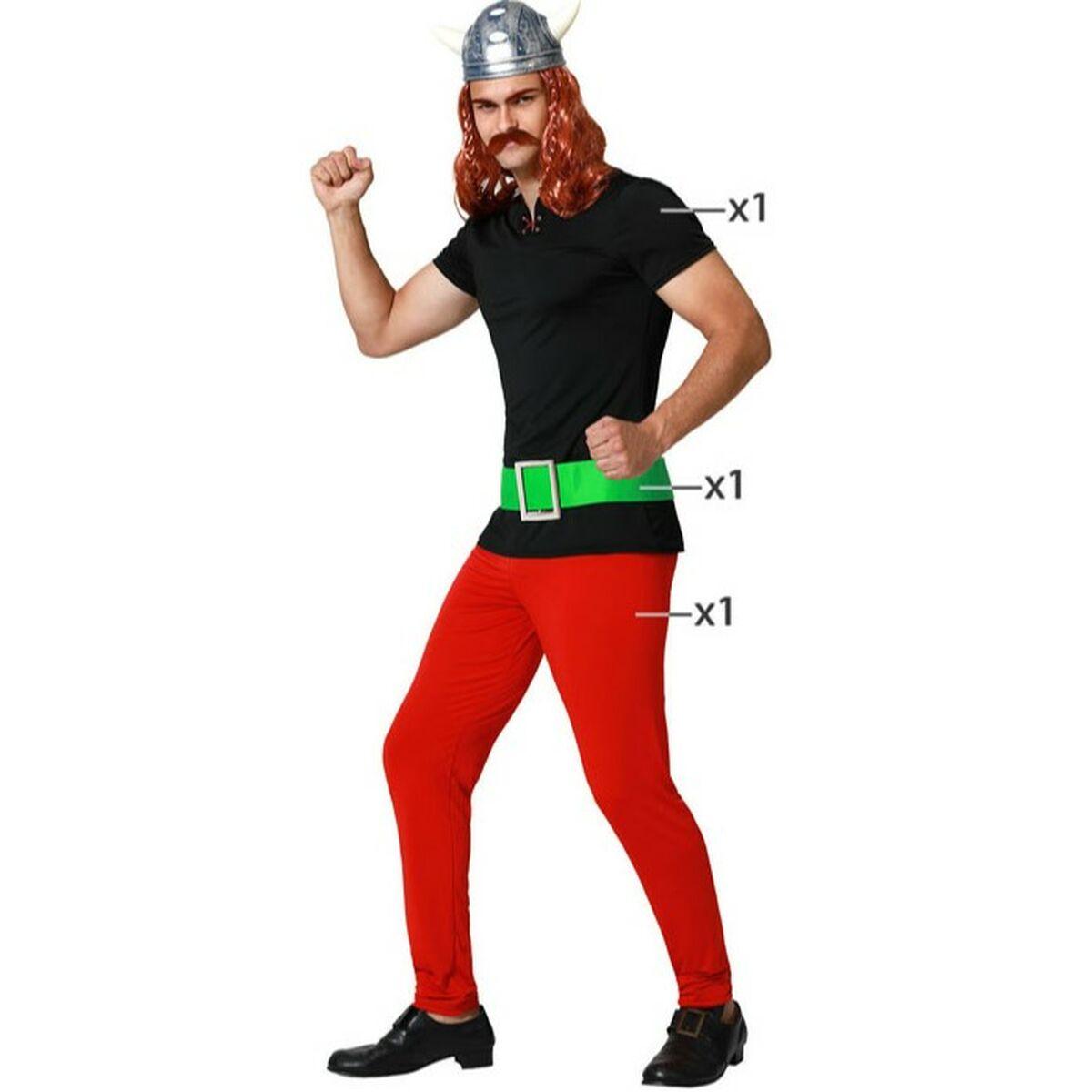 Kostume Til Voksne Rød Viking Mand