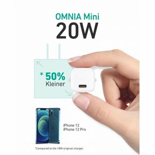 Vægoplader Aukey Omnia Mini Hvid 20 W