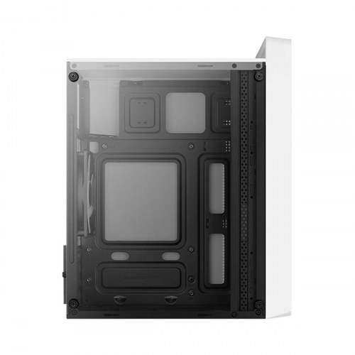 Aerocool ATX semi-tårn kabinet CS-109-G-WT-v1 FRGB - Hvid