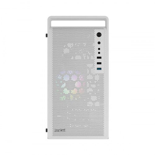 Aerocool ATX semi-tårn kabinet CS-109-G-WT-v1 FRGB - Hvid