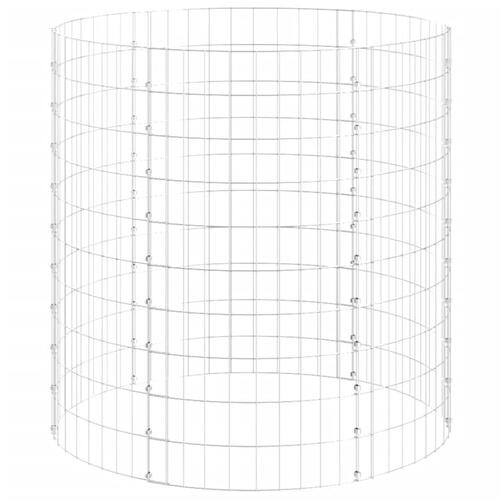 Kompostbeholder Ø100x100 cm galvaniseret stål