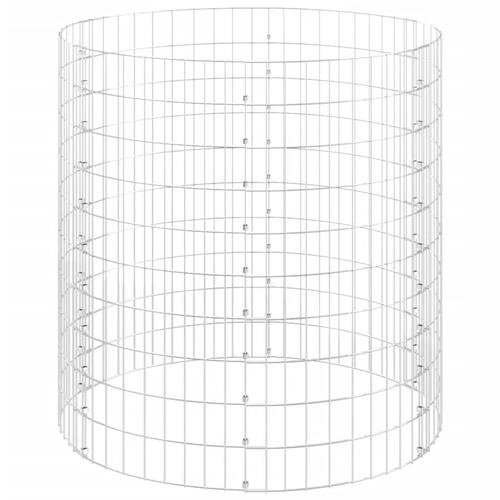 Kompostbeholder Ø100x100 cm galvaniseret stål