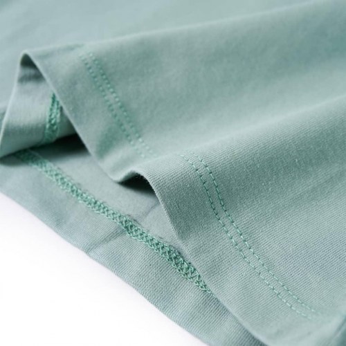 Langærmet T-shirt til børn str. 92 mintgrøn