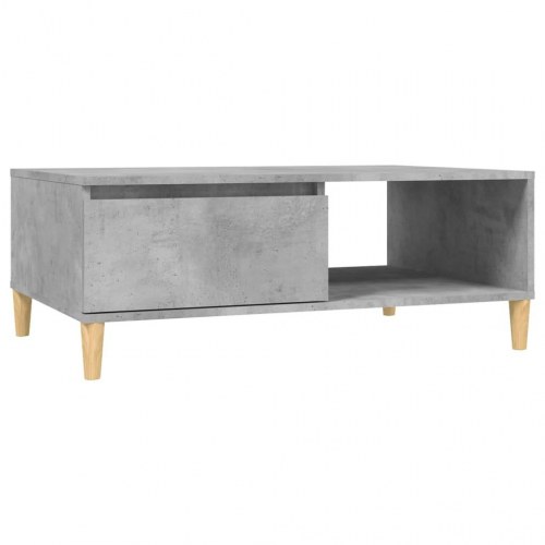 Sofabord 90x60x35 cm konstrueret træ betongrå