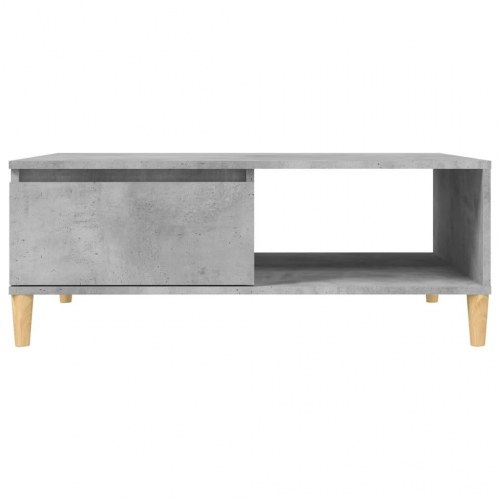 Sofabord 90x60x35 cm konstrueret træ betongrå