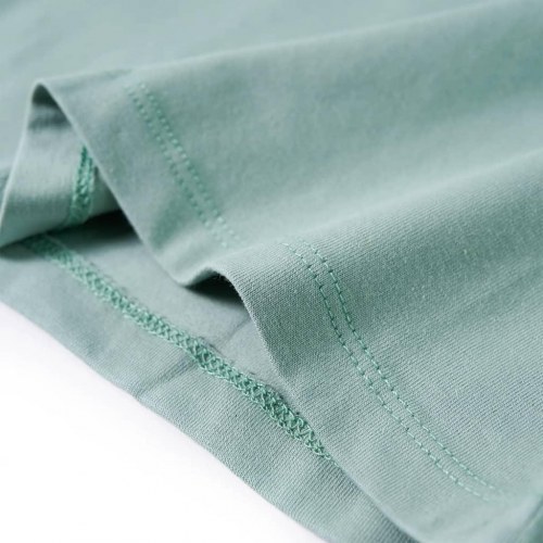 Langærmet T-shirt til børn str. 116 - mintgrøn