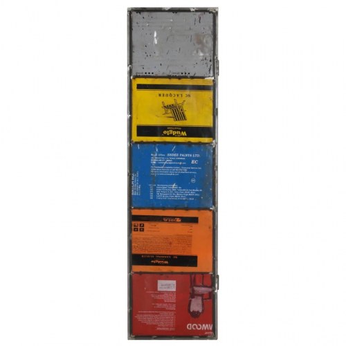 Rumdeler 45x17x167 cm jern flerfarvet