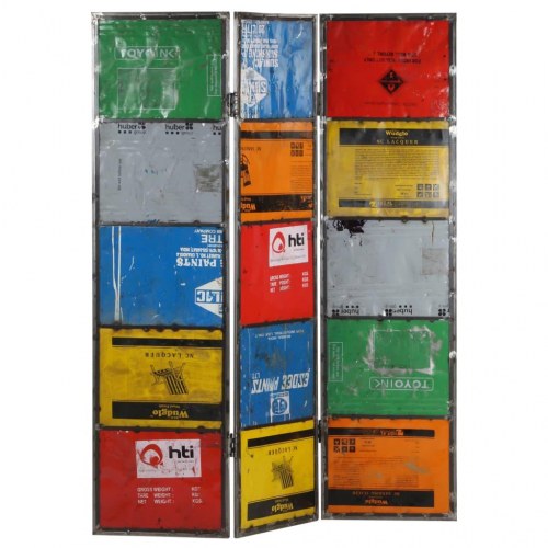 Rumdeler 45x17x167 cm jern flerfarvet