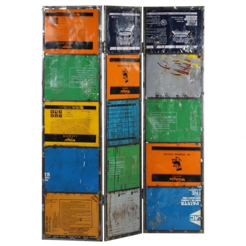 Rumdeler 45x17x167 cm jern flerfarvet