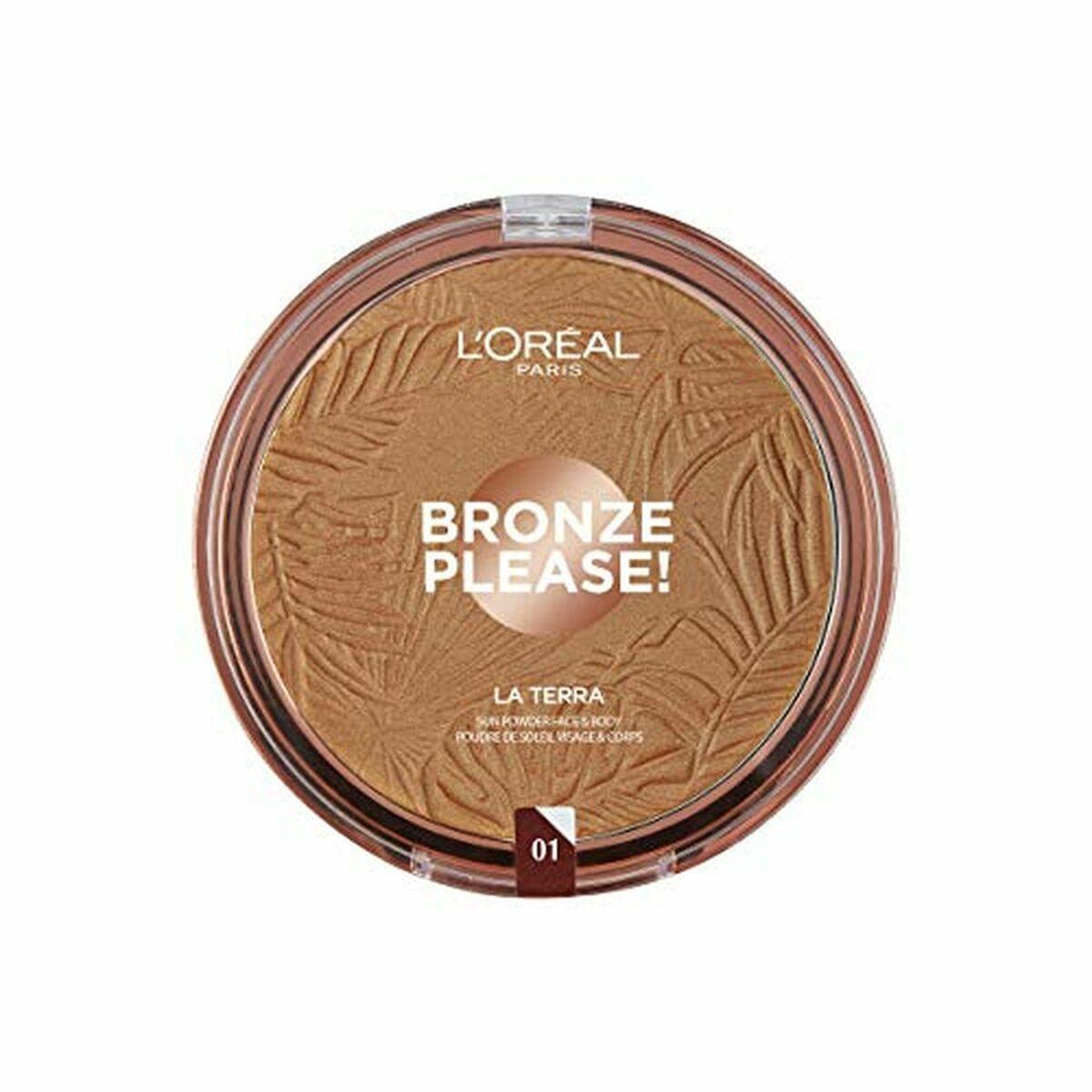 Foundation & base L'oréal  Powder Foundation Bronze Please La Terra - 01 Light Car