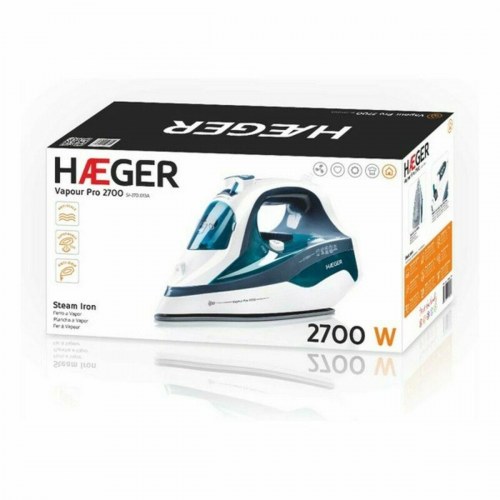 Haeger Dampstrygejern SI-270.013A - 2.700 W, keramisk sål, 400 ml