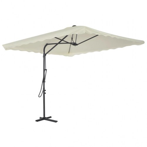 Parasol 250 x 250 cm - sandfarvet