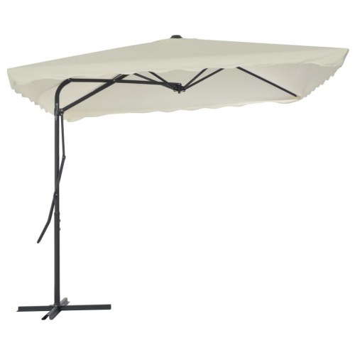 Parasol 250 x 250 cm - sandfarvet
